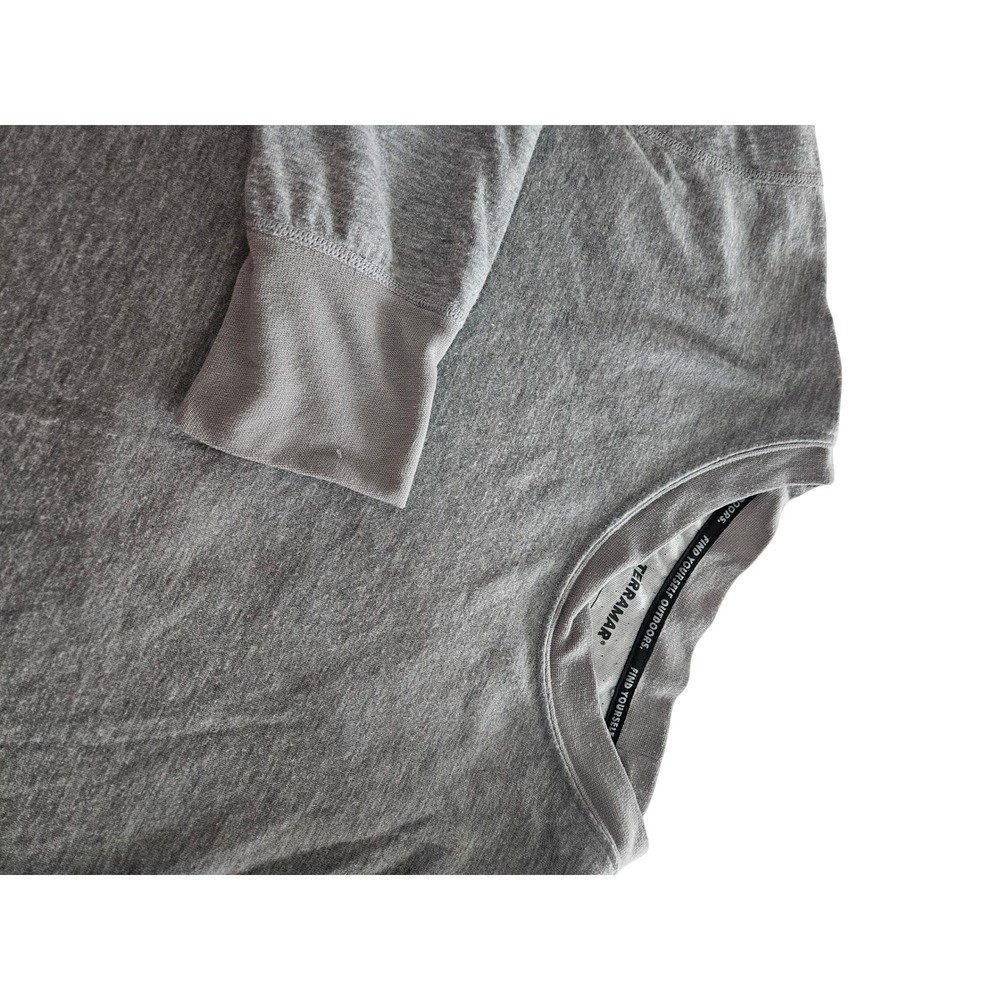 Terramar Mens 2XLT Gray Climasebse Long Sleeve T-Shirt Lightweight Outdoor
